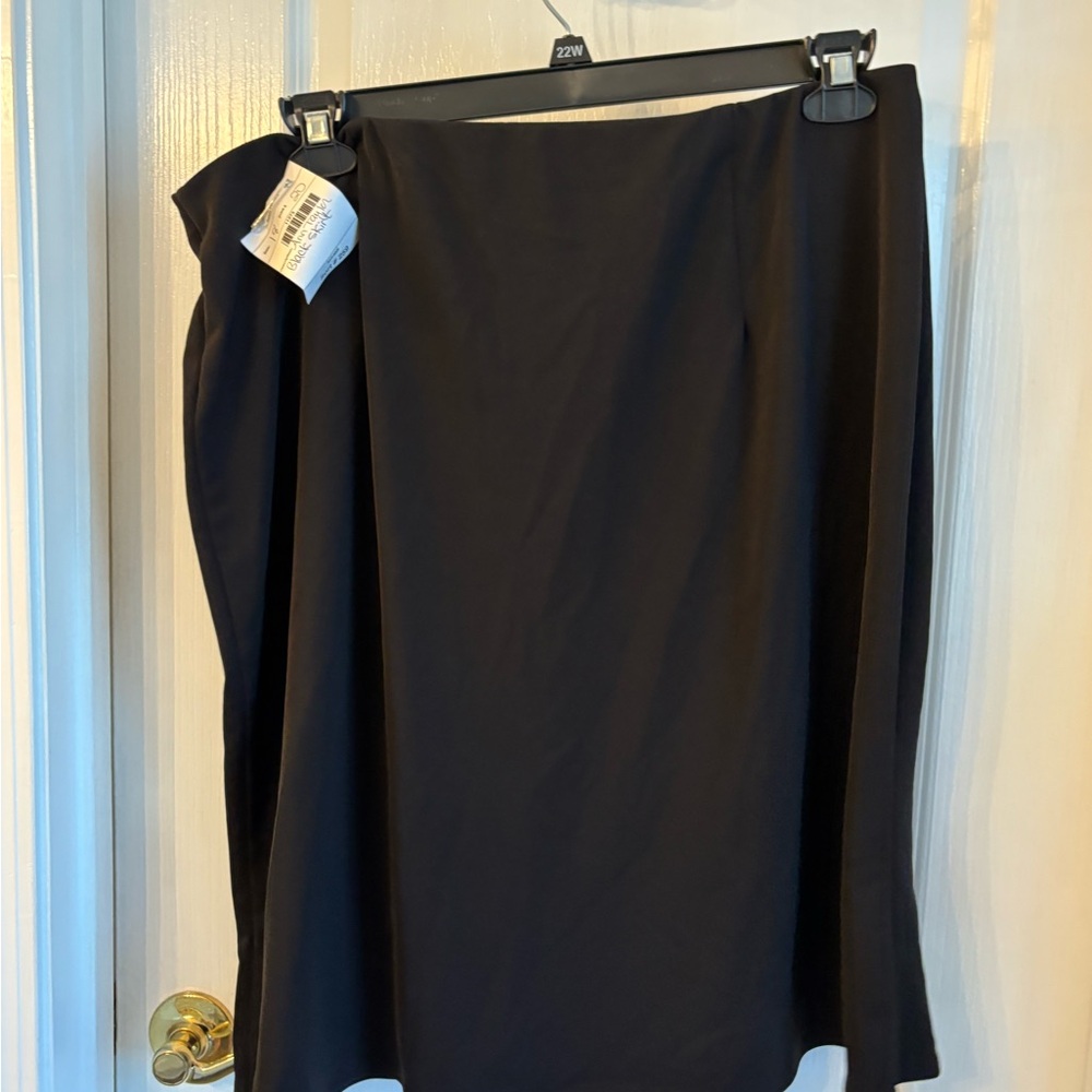 Ann Taylor Classic Black Midi Skirt